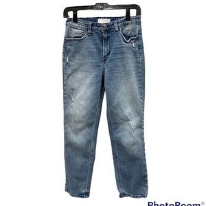 Vervet Blue Distressed Jeans